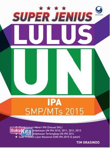 Cover Buku Super Jenius Lulus UN IPA SMP/Mts 2015