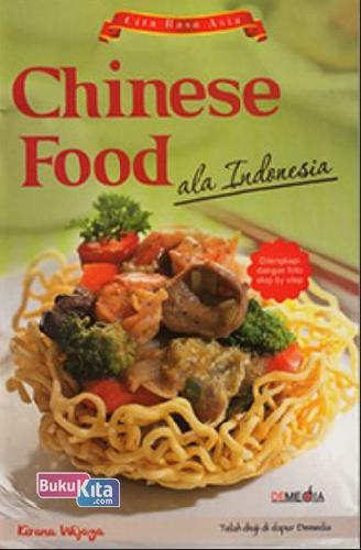 Cover Buku Chinese Food ala Indonesia Food Lovers