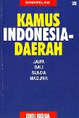 Cover Buku Kamus Indonesia - Daerah : Jawa, Bali, Sunda, Madura