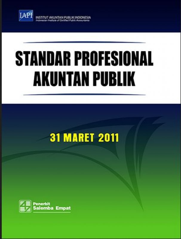 Cover Buku Standar Profesional Akuntan Publik 31 Maret 2011