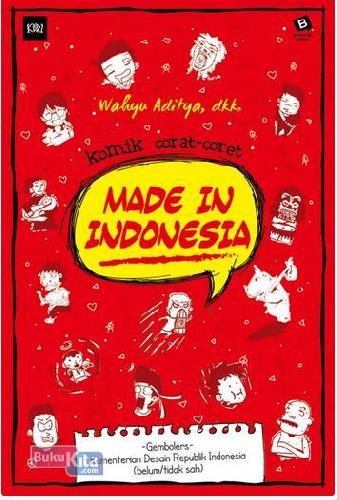 Cover Buku Komik Corat Coret: Made In Indonesia