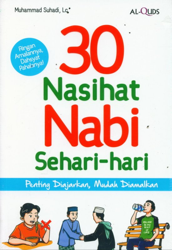 Cover Buku 30 NASIHAT NABI SEHARI-HARI