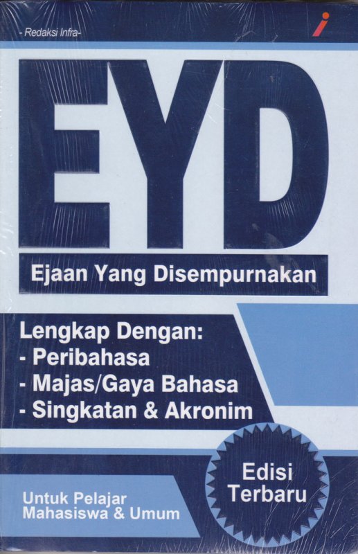 Cover Buku EYD (Ejaan Yang Disempurnakan)
