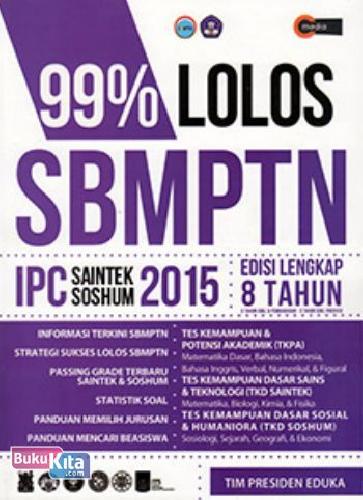 Cover Buku 99% Lolos SBMPTN IPC 2015 (Edisi Lengkap 8 Tahun)