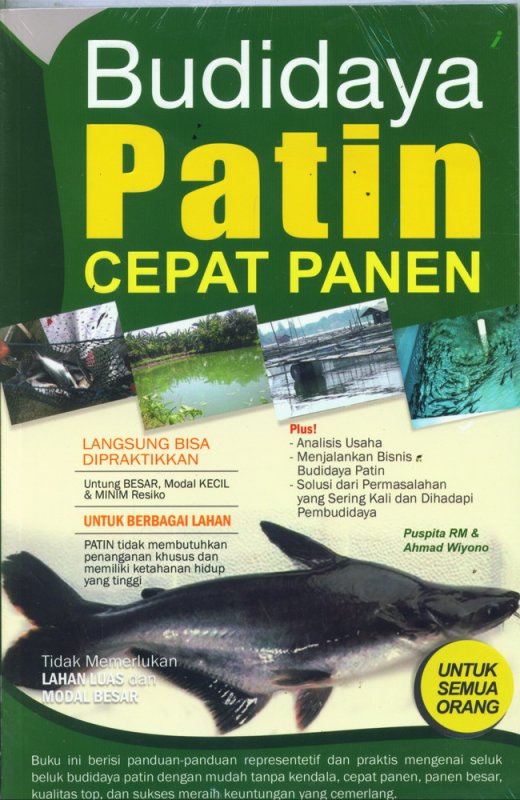 Cover Buku BUDIDAYA PATIN CEPAT PANEN