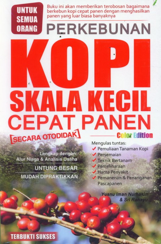 Cover Buku PERKEBUNAN KOPI SKALA KECIL CEPAT PANEN