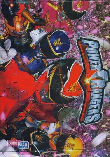 Cover Buku Puzzle Besar : Power Rangers