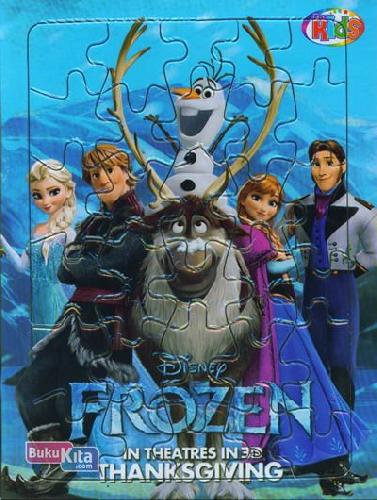 Cover Buku Puzzle Sedang : Frozen 3