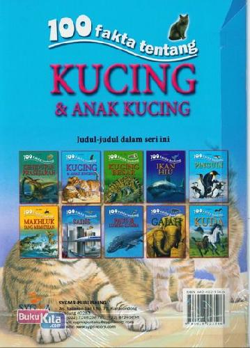 Cover Belakang Buku 100 Fakta Tentang Kucing & Anak Kucing