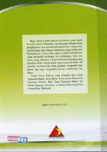 Cover Belakang Buku Dongeng Rakyat Nusantara (Jawa Barat) : Kabayan