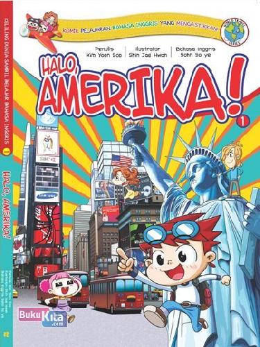 Cover Buku Halo Amerika!: World Tavel Series 1