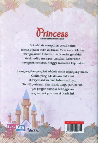 Cover Belakang Buku Princess Cerita-Cerita Putri Dunia