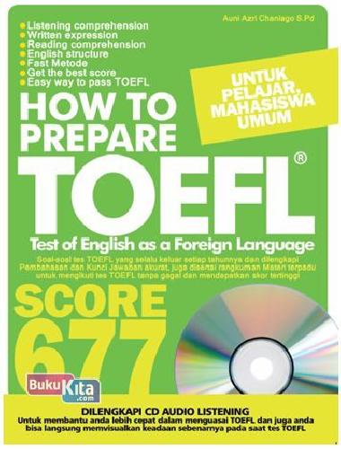 Cover Buku How To Prefare TOEFL_Untuk Pelajar Mahasiswa Umum