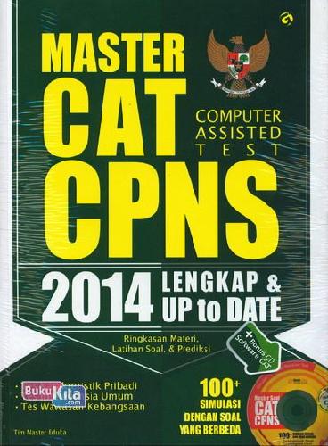 Cover Buku Master Cat CPNS 2014 Lengkap & Up to Date