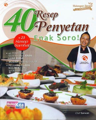 Cover Buku 40 Resep Penyetan Enak Soro