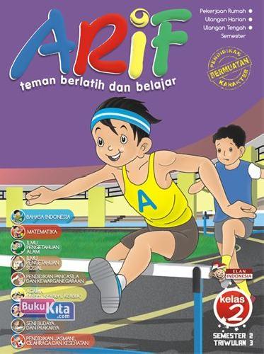 Cover Buku Arif Elan Indonesia Kelas 2 Triwulan 3 Semester 2 2014-2015