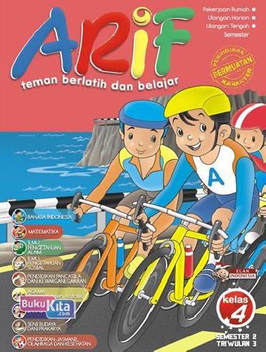 Cover Buku Arif Elan Indonesia Kelas 4 Triwulan 3 Semester 2 2014-2015