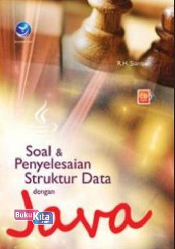 Cover Buku Soal Dan Penyelesaian Struktur Data Dengan Java+cd