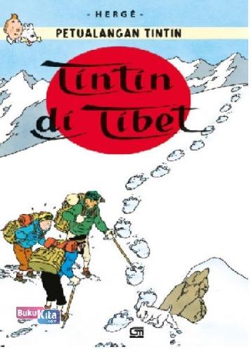 Cover Buku Petualangan Tintin : Tintin Di Tibet