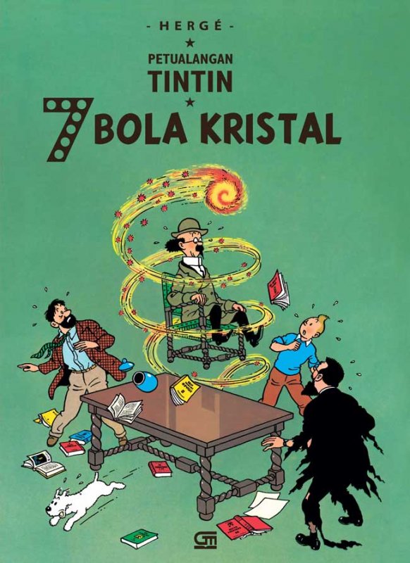 Cover Buku Petualangan Tintin: 7 Bola Kristal