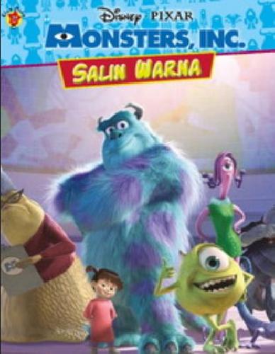 Cover Buku Salin Warna Monsters Inc