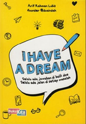 Cover Buku I Have a Dream
