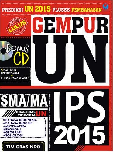 Cover Buku Gempur Un SMA/Ma Ips 2015 + Cd