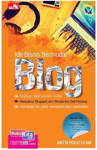 Cover Buku Ide Bisnis Bermodal Blog + Cd