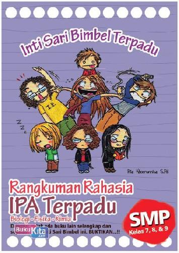 Cover Buku Intisari Bimbel Terpadu Rangkuman Rahasia IPA Terpadu SMP