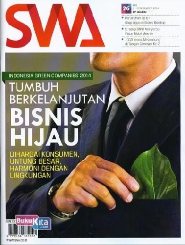 Cover Buku Majalah SWA Sembada No. 26 | 8-17 Desember 2014