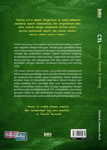 Cover Belakang Buku Ctl : Contextual Teaching & Learning