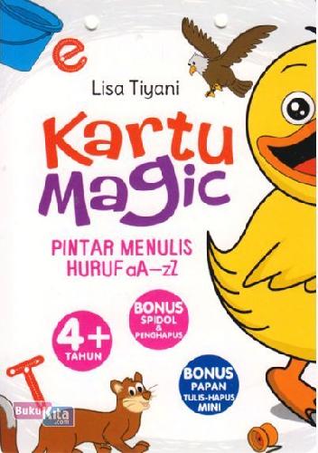Cover Buku Kartu Magic Pintar Menulis Huruf Aa-Zz