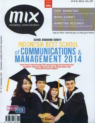 Cover Buku Majalah MIX Marketing Communications Edisi 12 - 2014