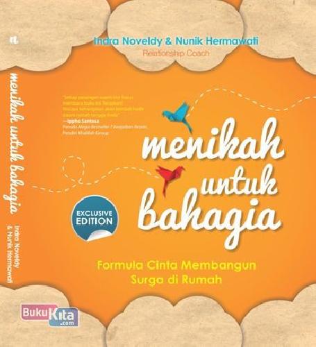 Cover Buku Menikah Untuk Bahagia /Hc