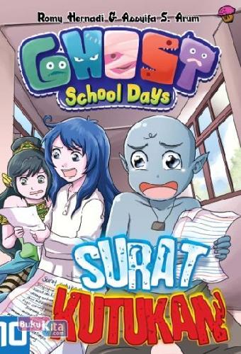 Cover Buku Komik Ghost School Day 10 Surat Kutukan
