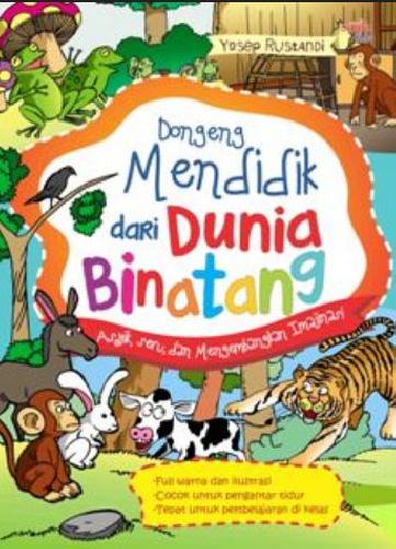 Cover Buku Dongeng Mendidik Dari Dunia Binatang