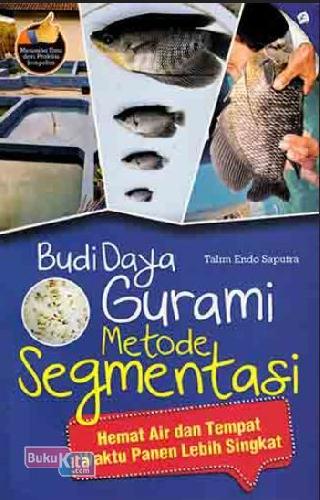 Cover Buku Budi Daya Gurami Metode Segmentasi