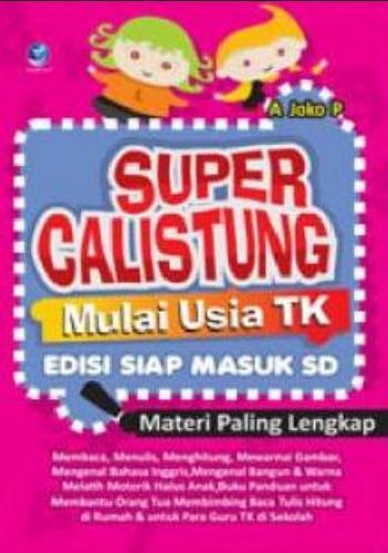 Cover Buku Super Calistung Mulai Usia TK Edisi Siap Masuk SD
