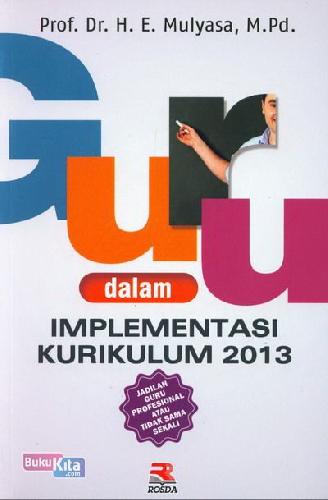 Cover Buku Guru Dalam Implementasi Kurikulum 2013
