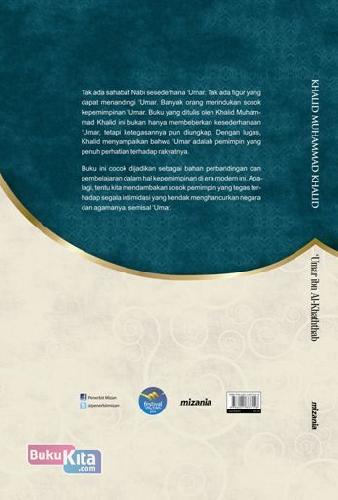 Cover Belakang Buku Umar Ibn Al Khaththab: Khalifah Penegak Keadilan Hc