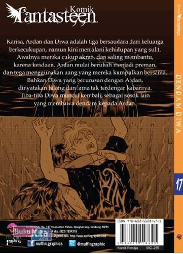 Cover Belakang Buku Komik Fantasteen 17: Dendam Jiwa