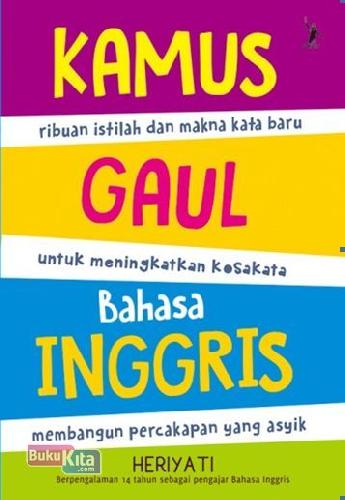 Cover Buku Kamus Gaul Bahasa Inggris (New)