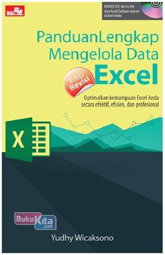 Cover Buku Panduan Lengkap Mengelola Data Excel Edisi Revisi + Cd