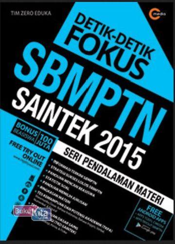 Cover Buku Detik-detik Fokus SBMPTN Saintek 2015