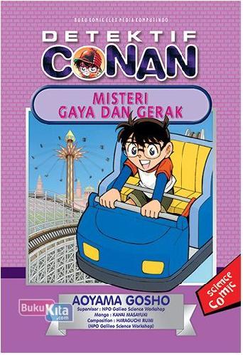 Cover Buku Conan Sains : Misteri Gaya & Gerak