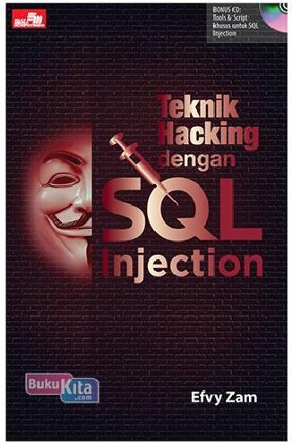 Cover Buku Teknik Hacking Dengan Sql Injection + Cd