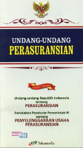 Cover Buku Undang-Undang Perasuransian