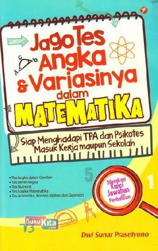 Cover Buku Jago Tes Angka & Variasinya Dalam Matematika