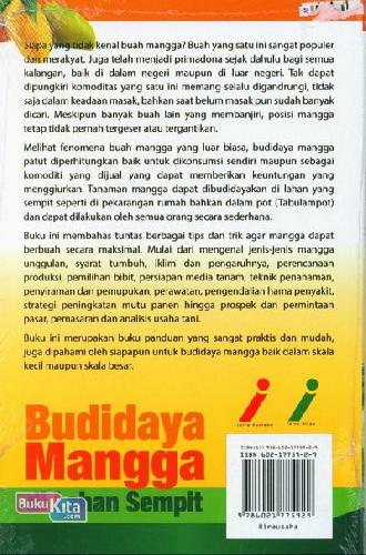 Cover Budidaya Mangga Di Lahan Sempit (Full Color)