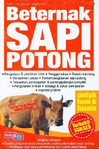 Cover Buku Beternak Sapi Potong